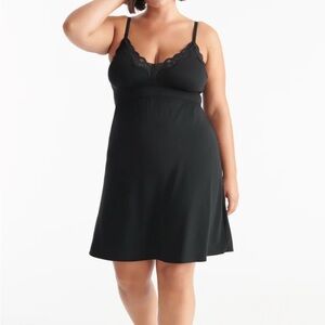 Knix Black Chemise
